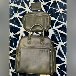 Ayla & Co Bundle with Mini Bag, Fanny Pack, and Card Holder in Green